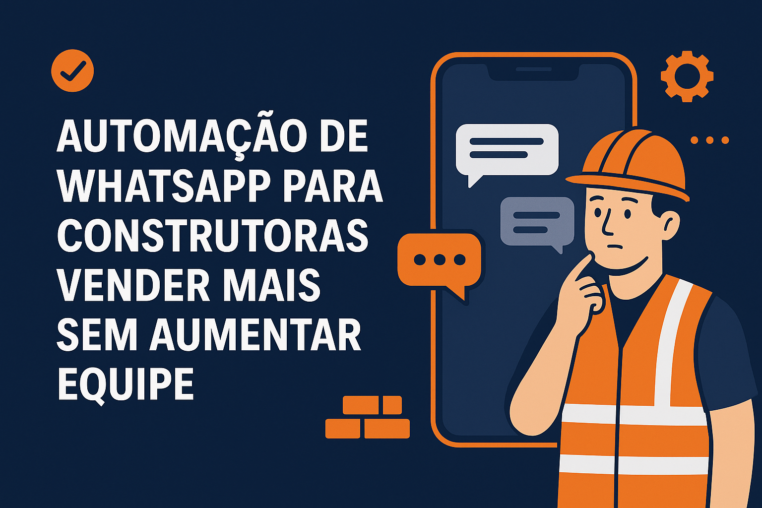 Automação de WhatsApp para Construtoras: Como Vender Mais sem Aumentar a Equipe