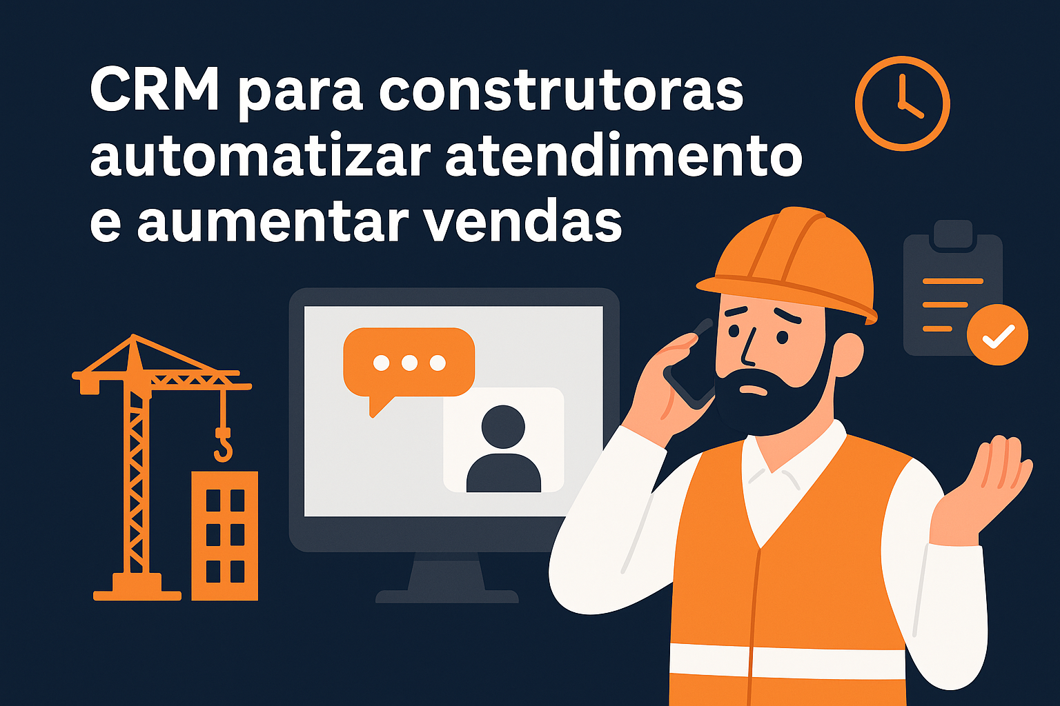 CRM para Construtoras: Como Automatizar o Atendimento e Aumentar as Vendas em 2025